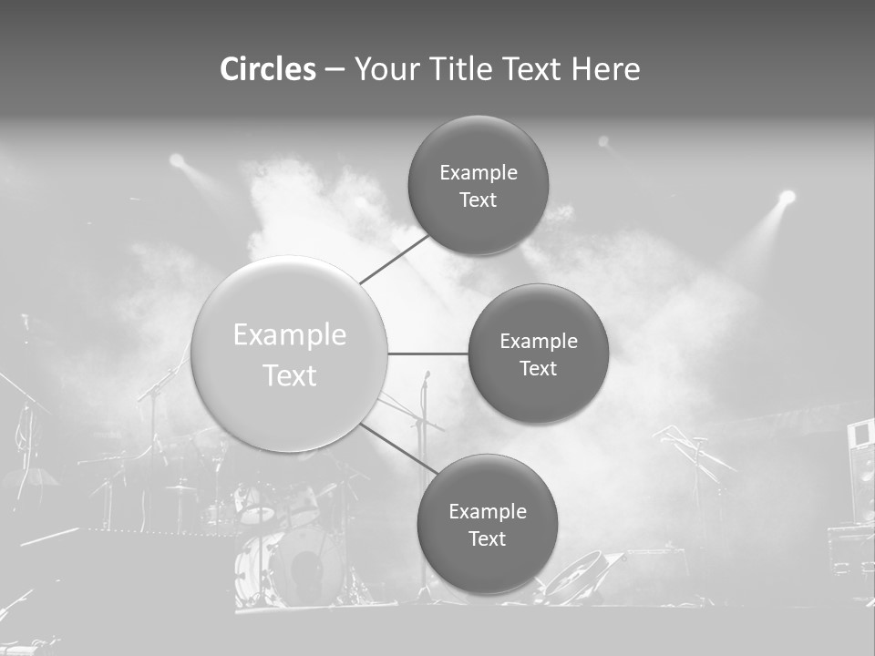 Party Background Amplifier PowerPoint Template