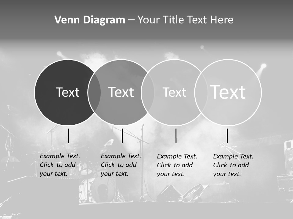 Party Background Amplifier PowerPoint Template