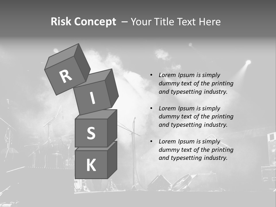 Party Background Amplifier PowerPoint Template