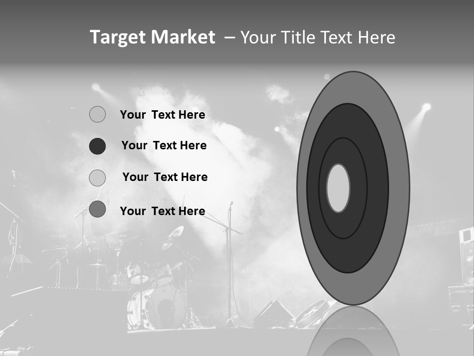 Party Background Amplifier PowerPoint Template