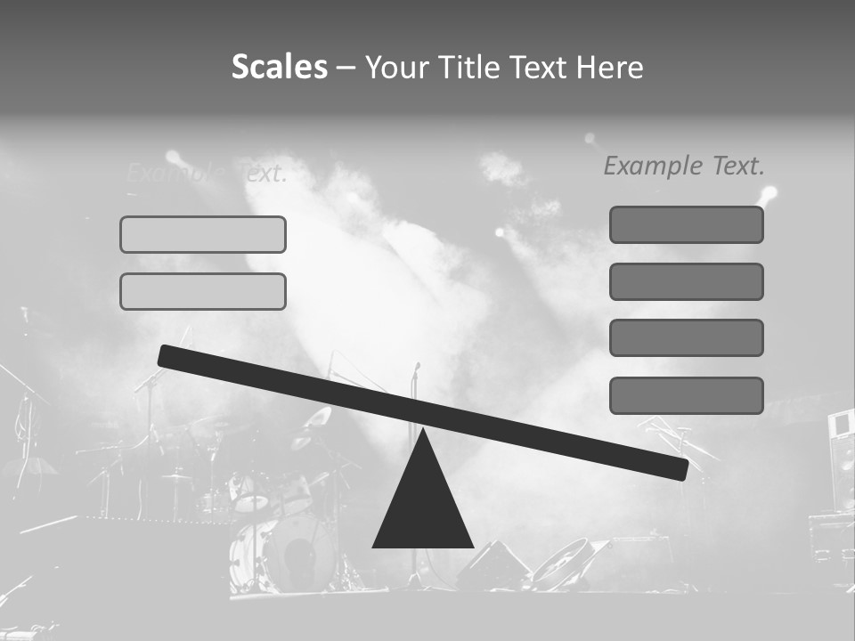 Party Background Amplifier PowerPoint Template