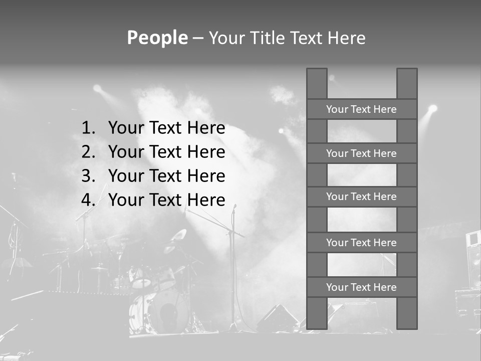 Party Background Amplifier PowerPoint Template