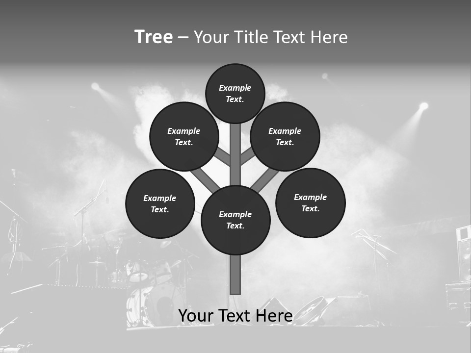 Party Background Amplifier PowerPoint Template