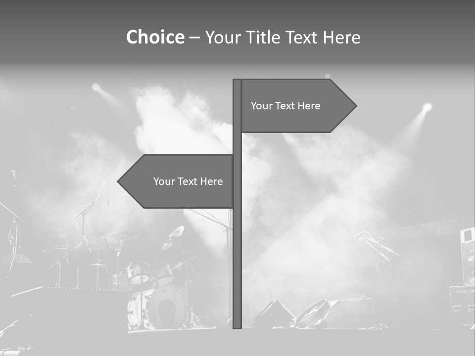 Party Background Amplifier PowerPoint Template