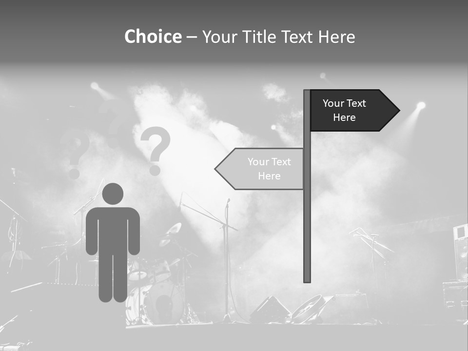 Party Background Amplifier PowerPoint Template