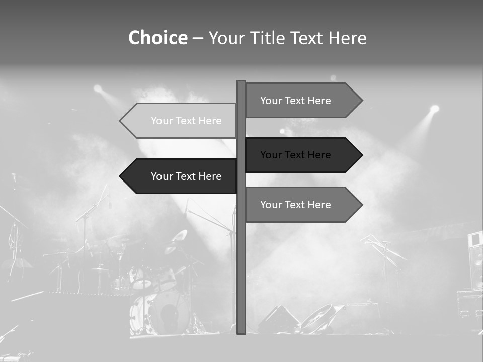 Party Background Amplifier PowerPoint Template