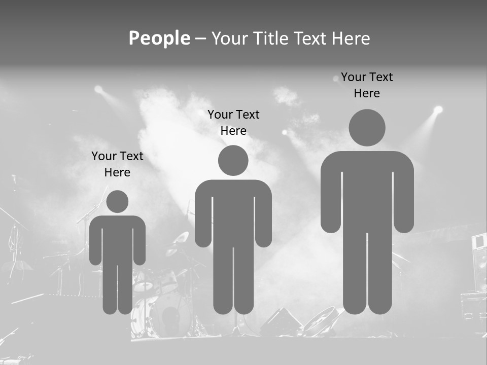 Party Background Amplifier PowerPoint Template