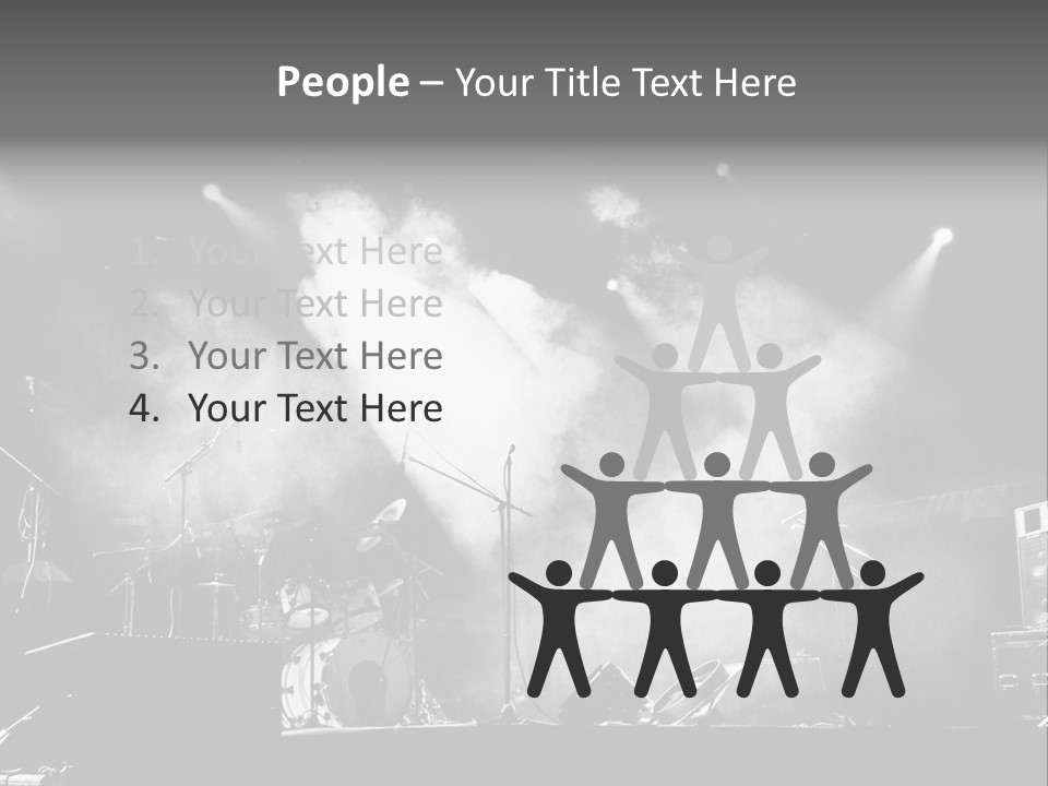 Party Background Amplifier PowerPoint Template