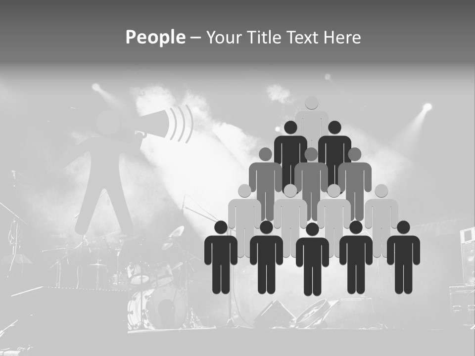 Party Background Amplifier PowerPoint Template