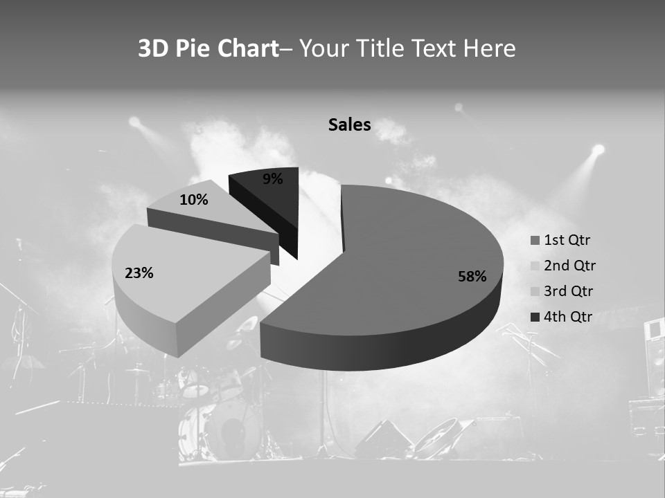 Party Background Amplifier PowerPoint Template