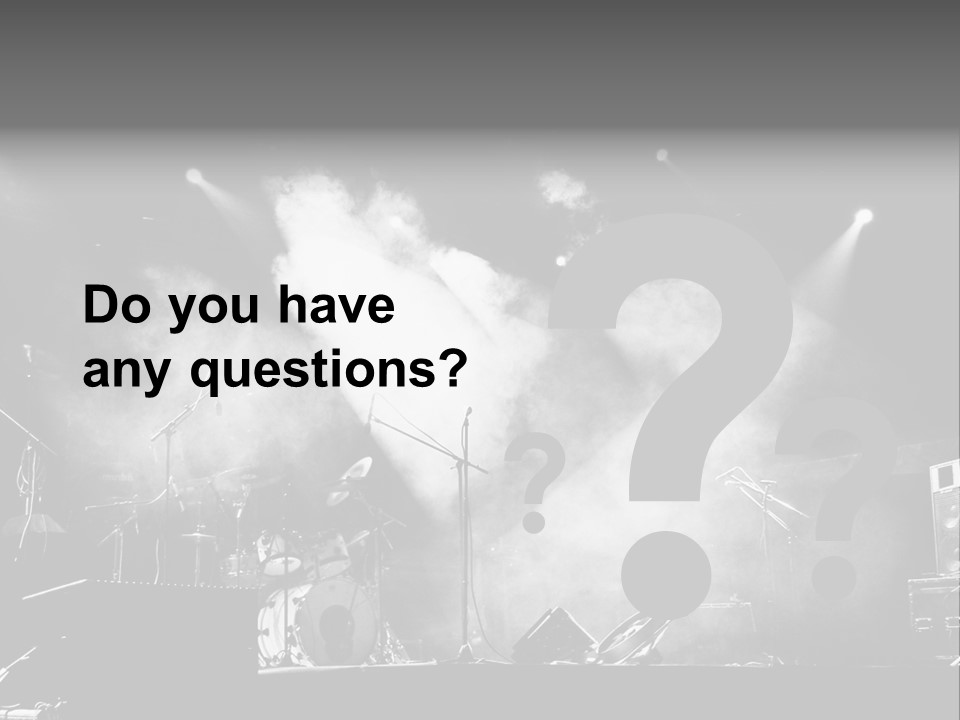 Party Background Amplifier PowerPoint Template