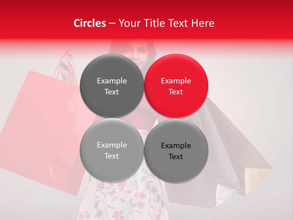 Fashion Woman Happy PowerPoint Template