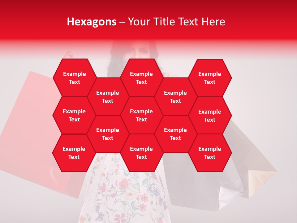 Fashion Woman Happy PowerPoint Template