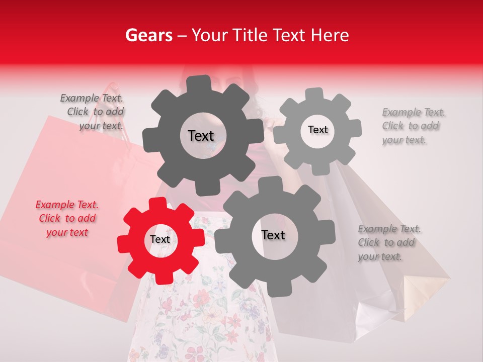 Fashion Woman Happy PowerPoint Template