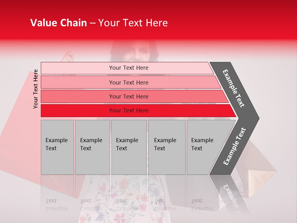 Fashion Woman Happy PowerPoint Template