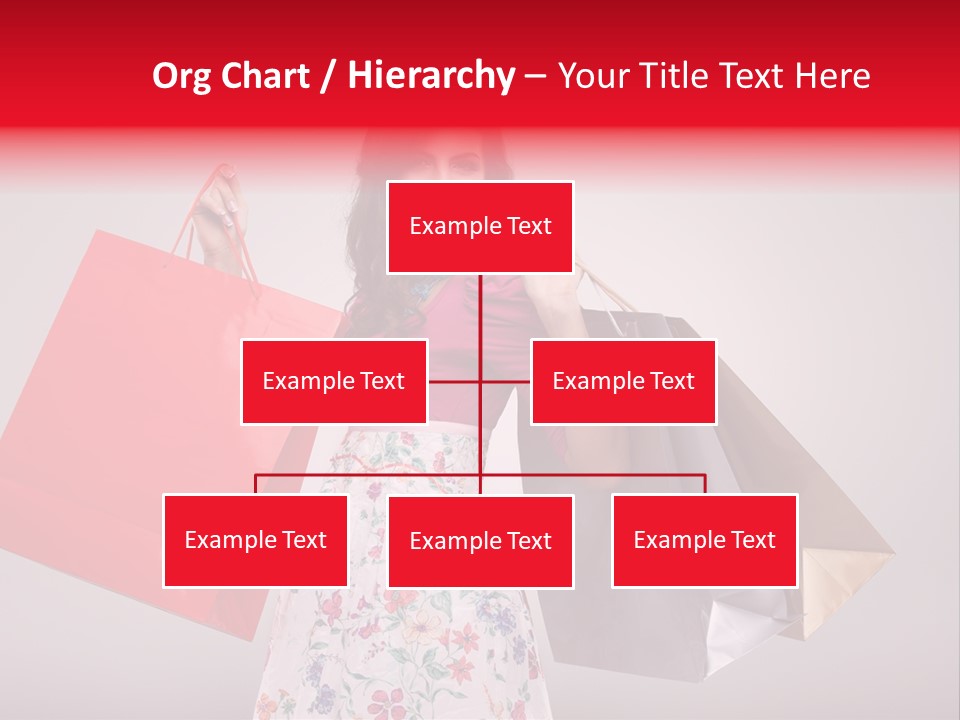 Fashion Woman Happy PowerPoint Template