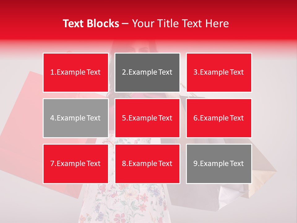 Fashion Woman Happy PowerPoint Template