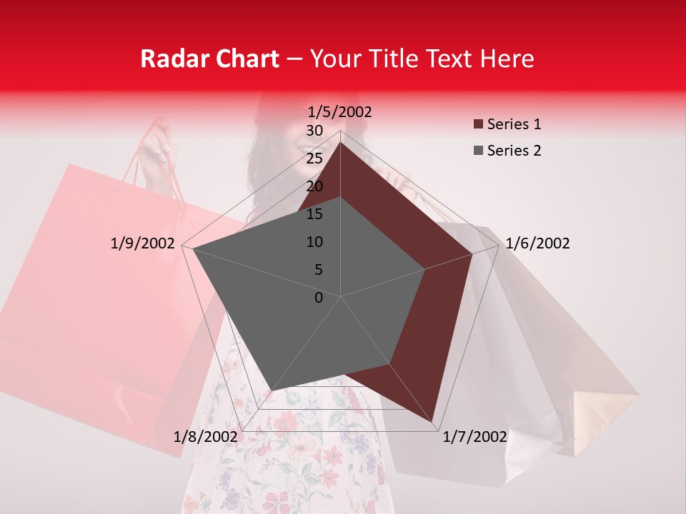 Fashion Woman Happy PowerPoint Template