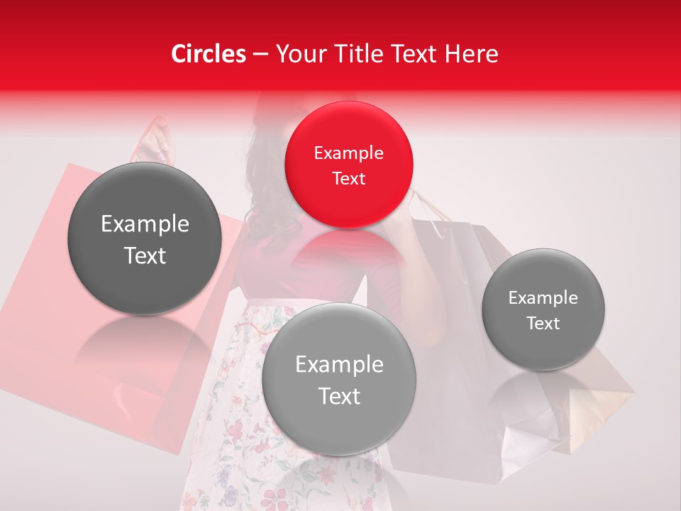 Fashion Woman Happy PowerPoint Template