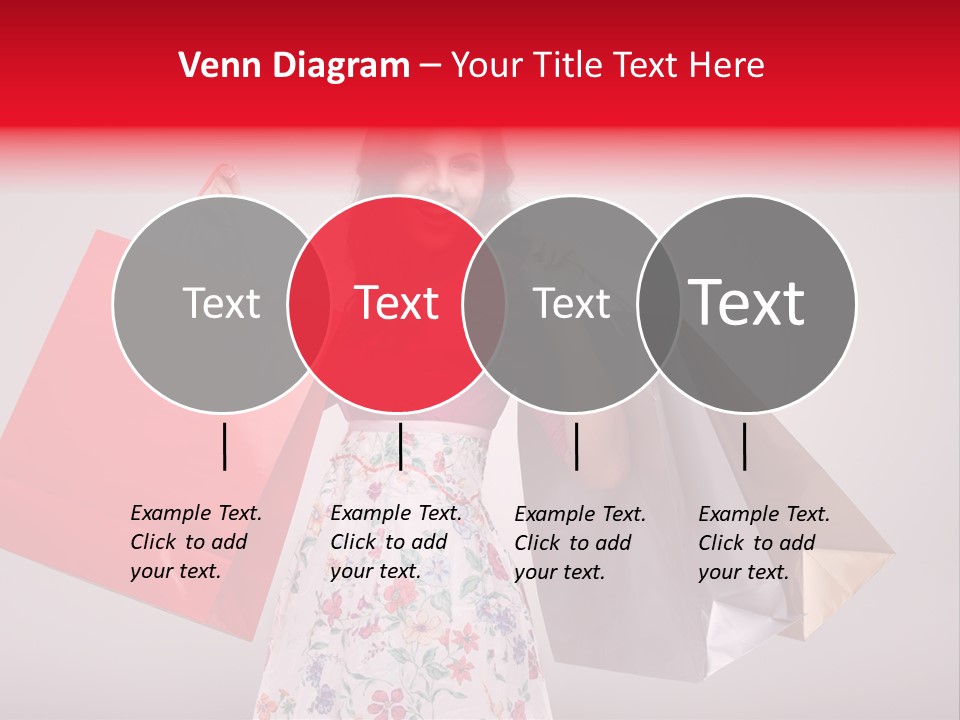 Fashion Woman Happy PowerPoint Template