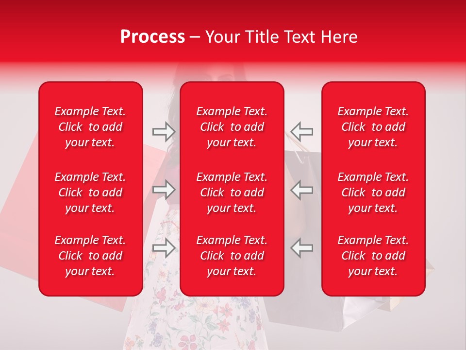 Fashion Woman Happy PowerPoint Template