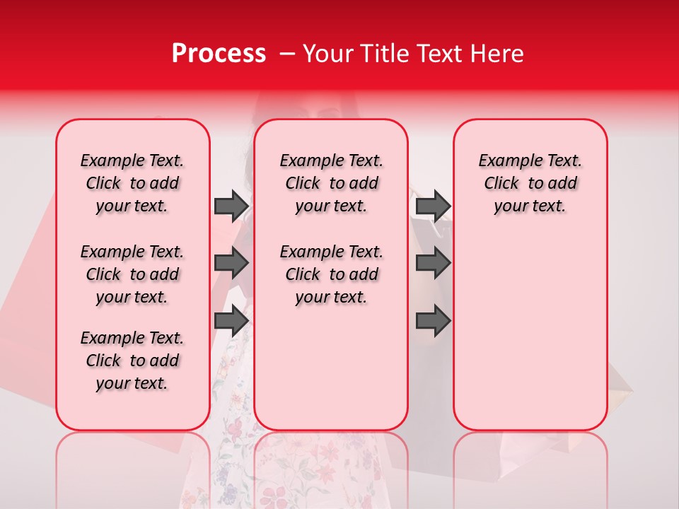Fashion Woman Happy PowerPoint Template