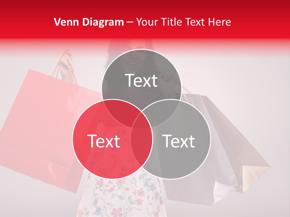 Fashion Woman Happy PowerPoint Template