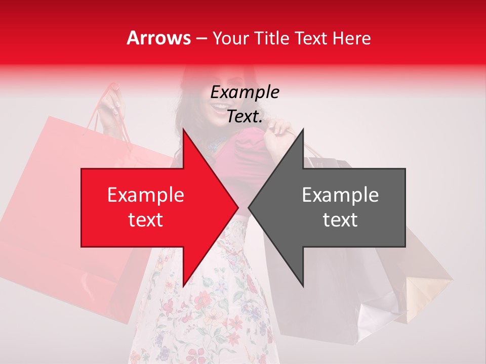 Fashion Woman Happy PowerPoint Template