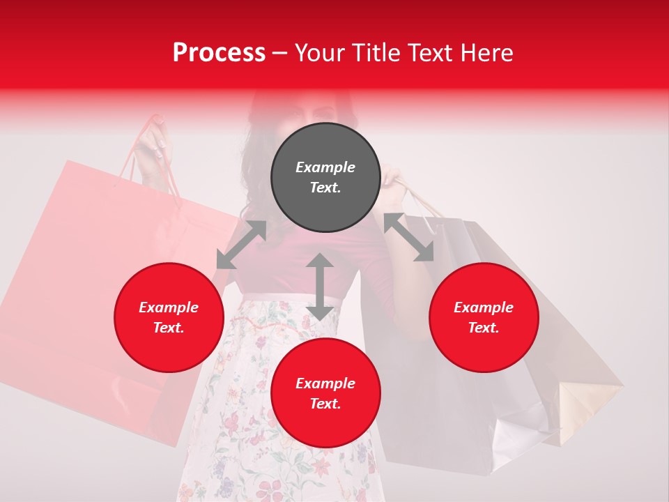 Fashion Woman Happy PowerPoint Template