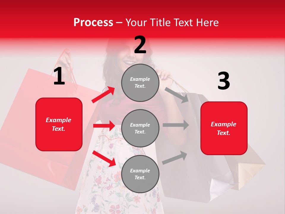 Fashion Woman Happy PowerPoint Template