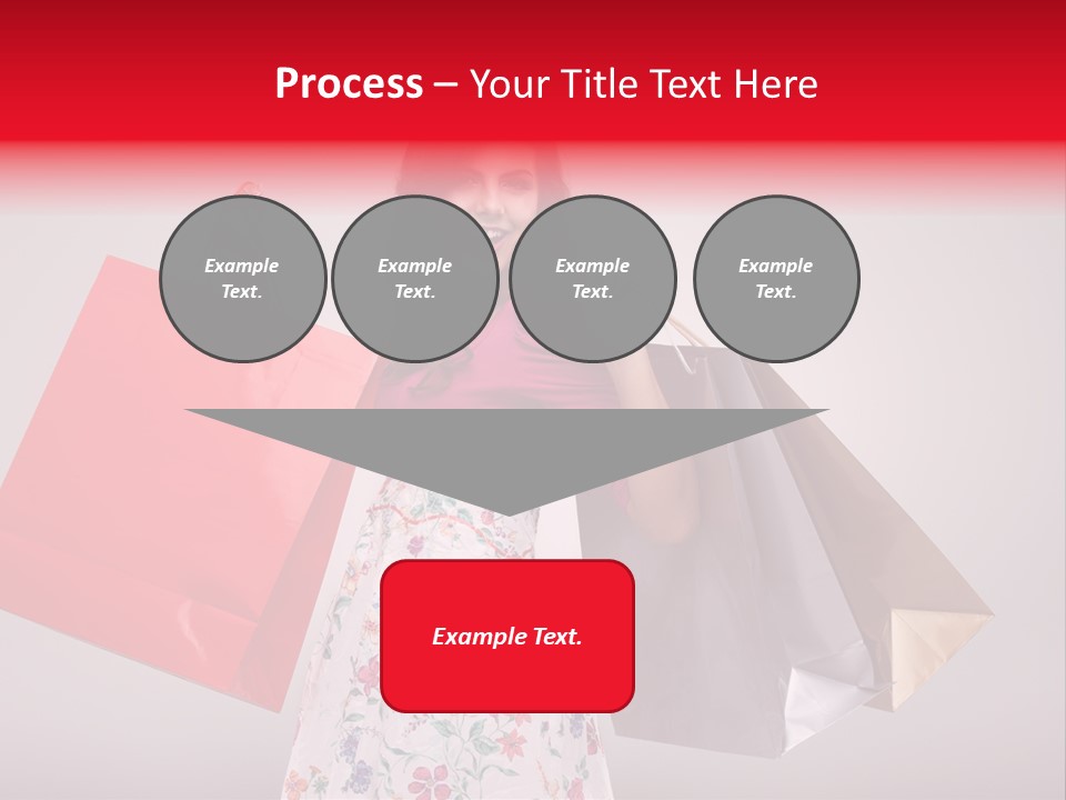 Fashion Woman Happy PowerPoint Template