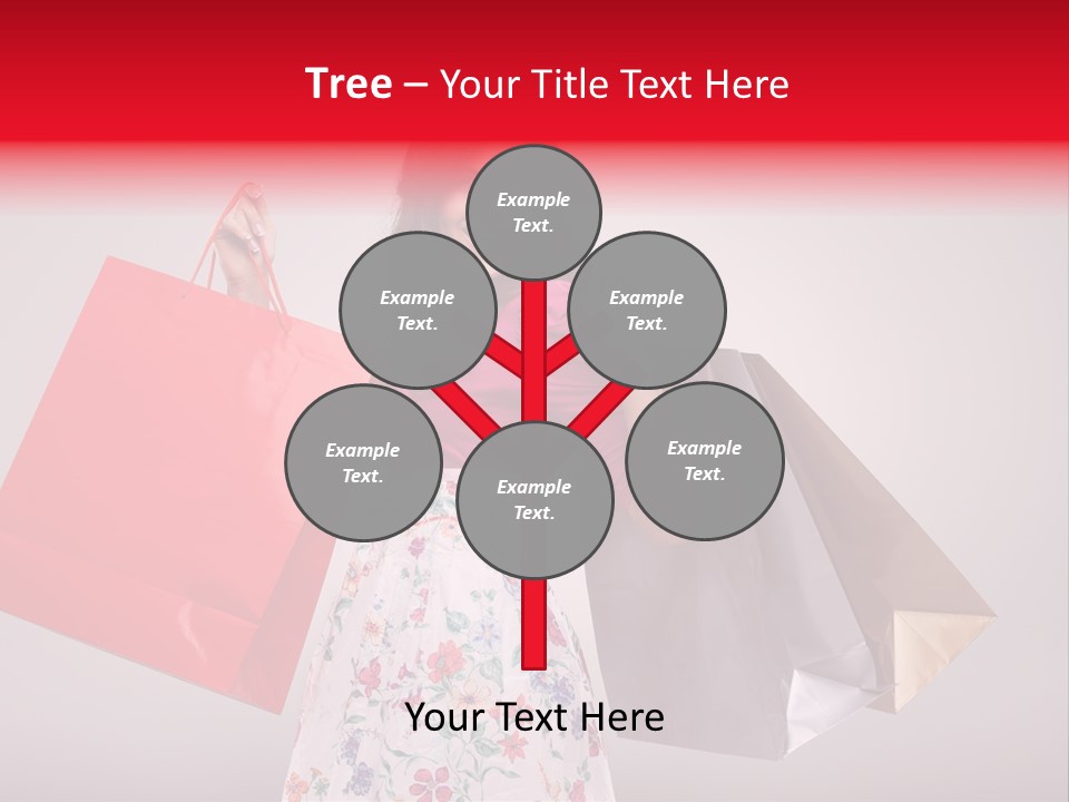 Fashion Woman Happy PowerPoint Template