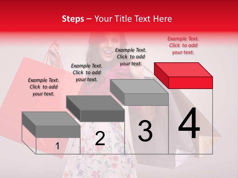 Fashion Woman Happy PowerPoint Template