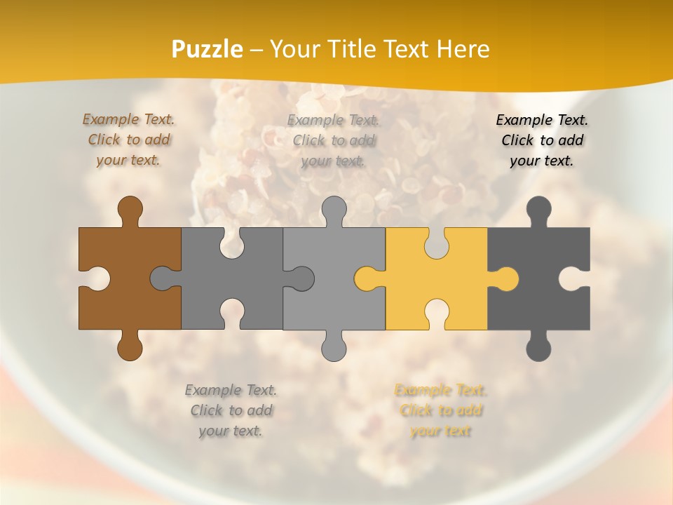 Lunch Cooked Vegan PowerPoint Template