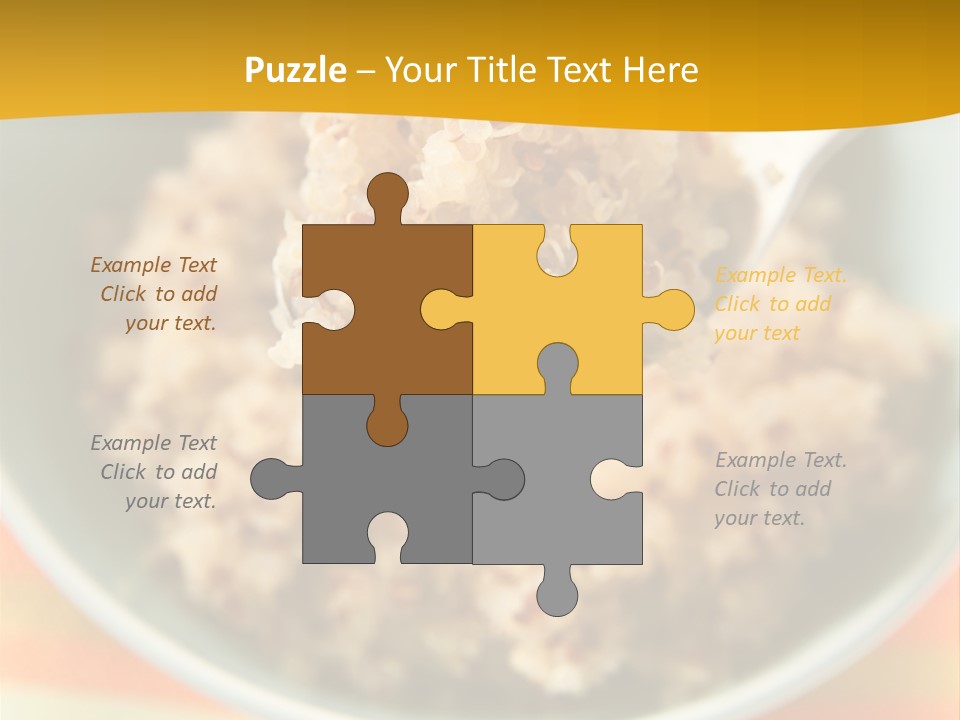 Lunch Cooked Vegan PowerPoint Template