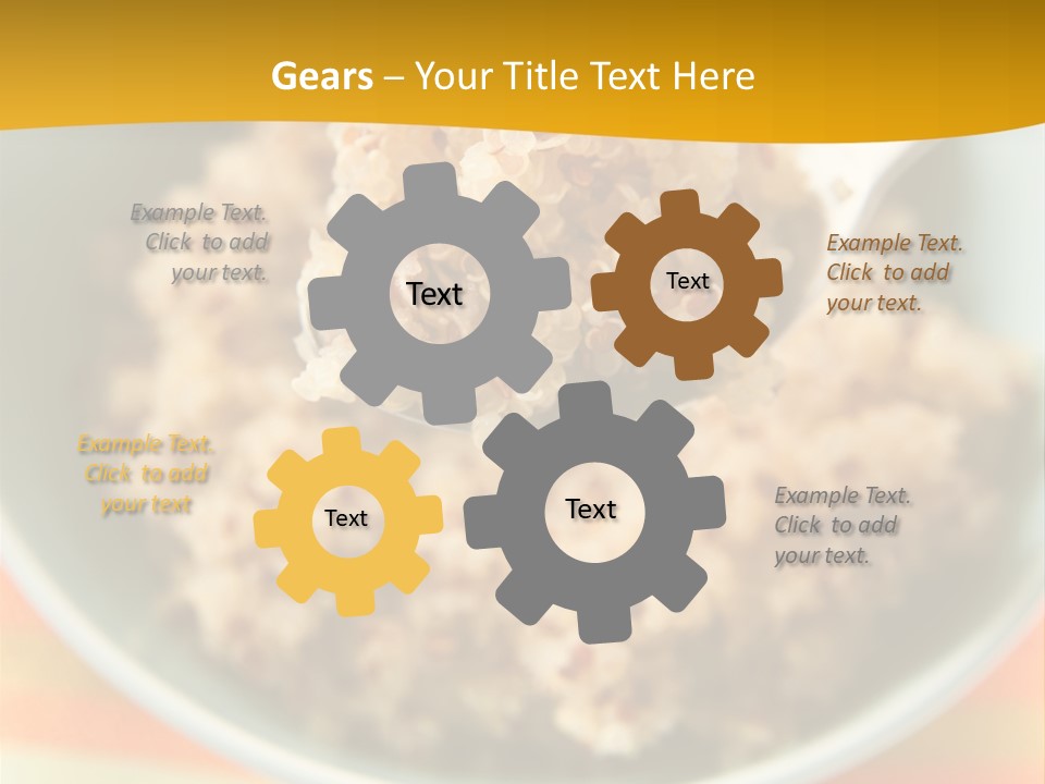 Lunch Cooked Vegan PowerPoint Template