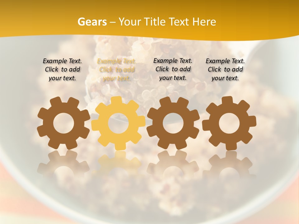 Lunch Cooked Vegan PowerPoint Template