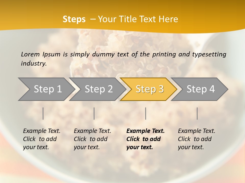 Lunch Cooked Vegan PowerPoint Template