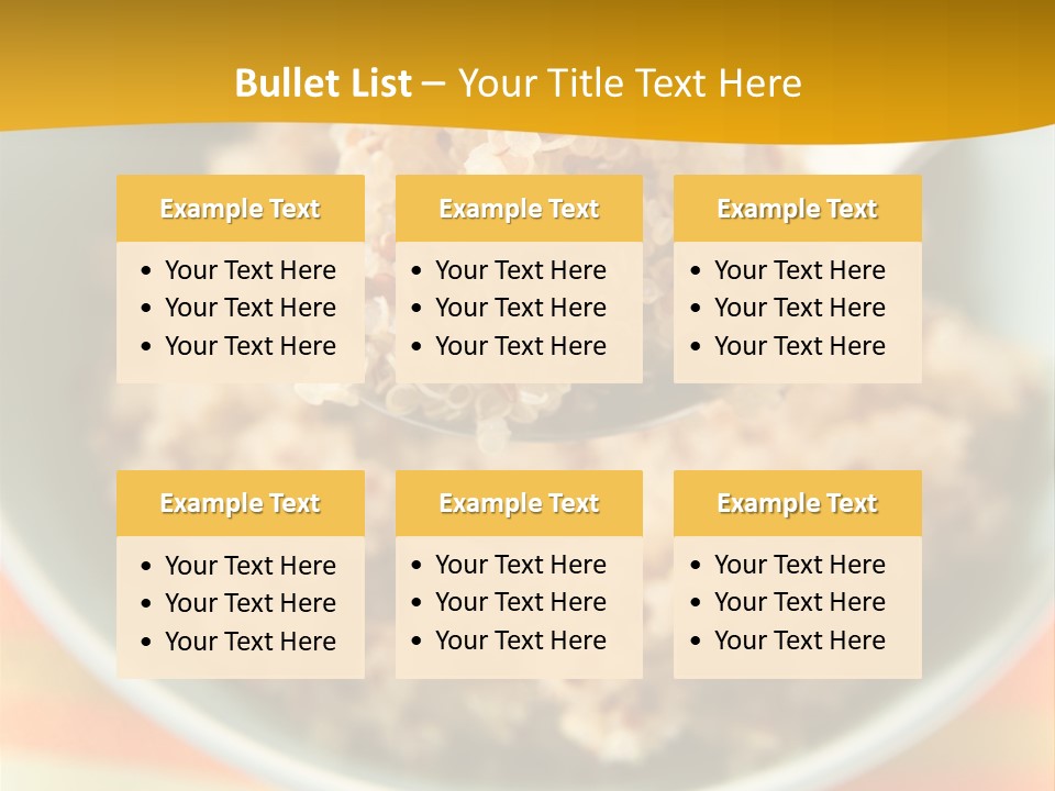 Lunch Cooked Vegan PowerPoint Template