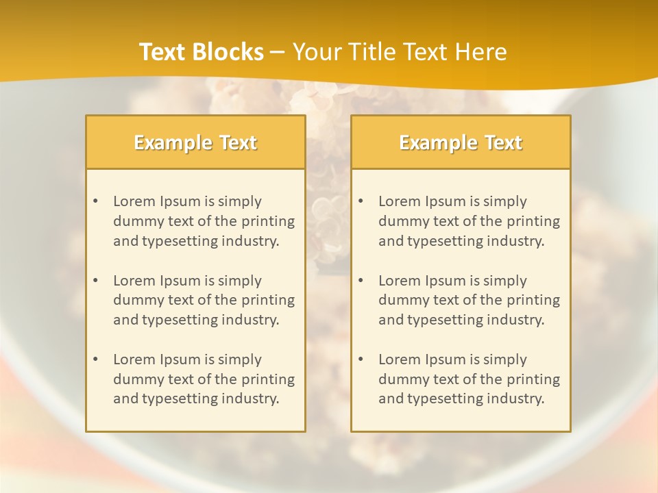 Lunch Cooked Vegan PowerPoint Template