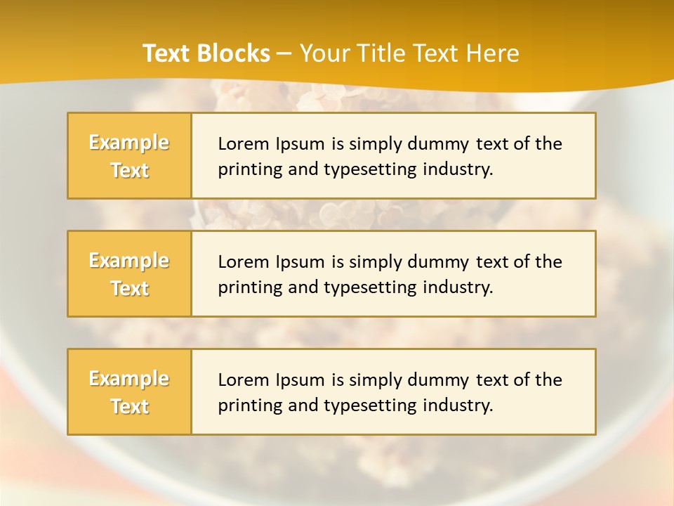 Lunch Cooked Vegan PowerPoint Template