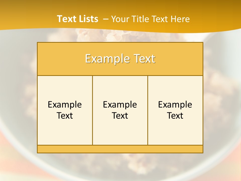 Lunch Cooked Vegan PowerPoint Template