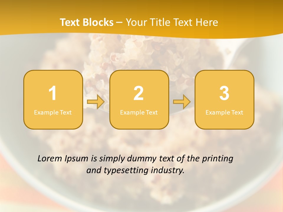 Lunch Cooked Vegan PowerPoint Template