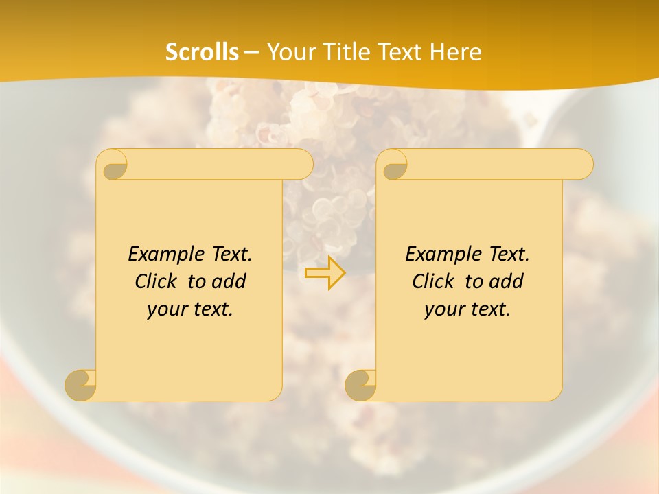 Lunch Cooked Vegan PowerPoint Template