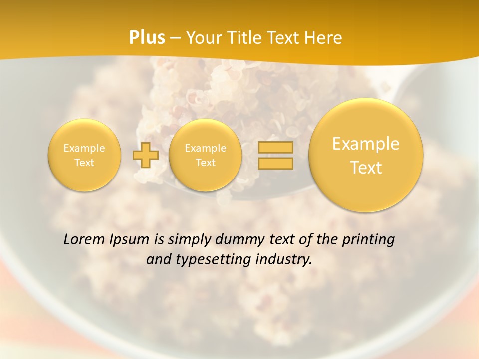 Lunch Cooked Vegan PowerPoint Template