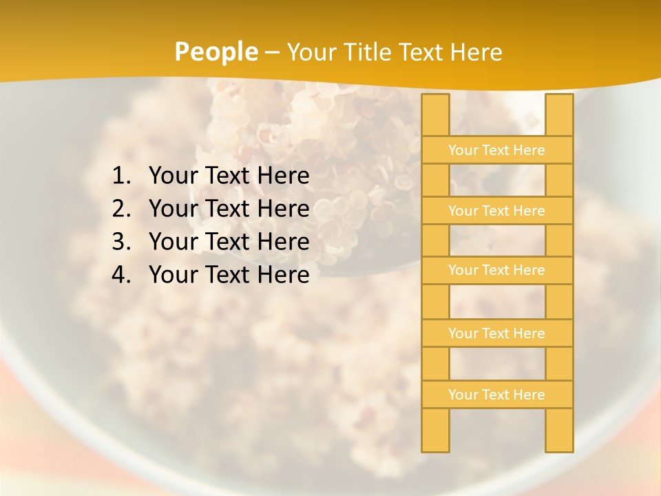 Lunch Cooked Vegan PowerPoint Template