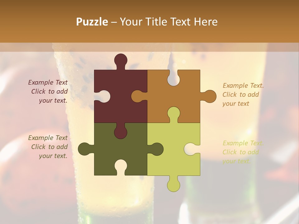 Marquise Vitamin Yellow PowerPoint Template