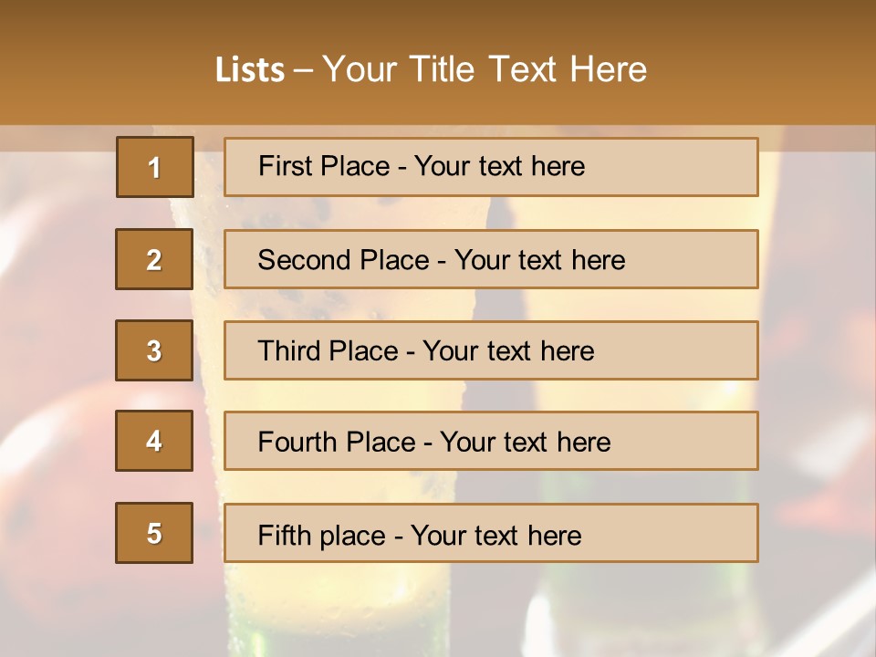 Marquise Vitamin Yellow PowerPoint Template