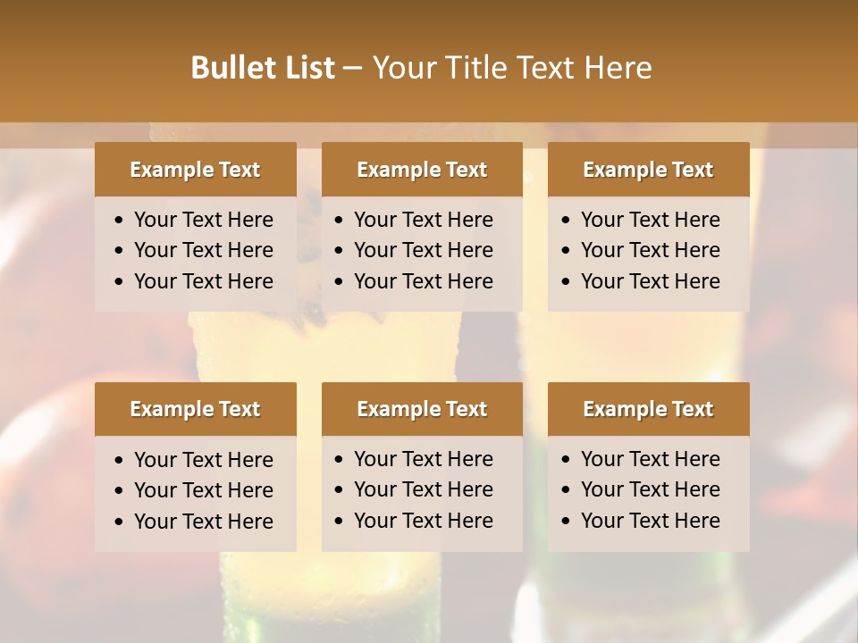 Marquise Vitamin Yellow PowerPoint Template