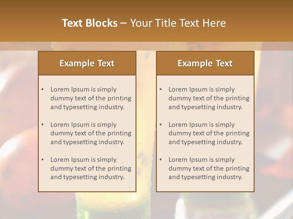 Marquise Vitamin Yellow PowerPoint Template